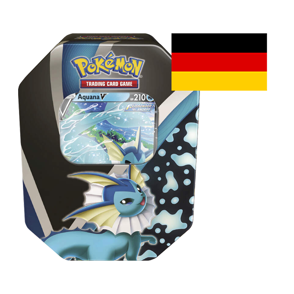 Herbst 2021 Sammlerstück deutsch Pokémon Tin Box Aquana V Neu OVP