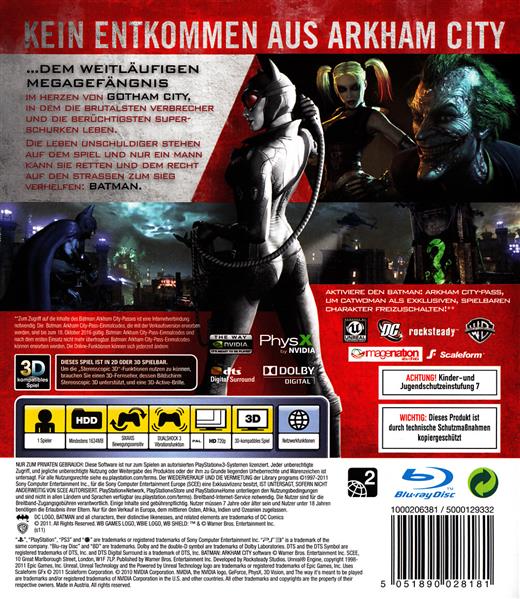 Batman - Arkham City - PlayStation 3