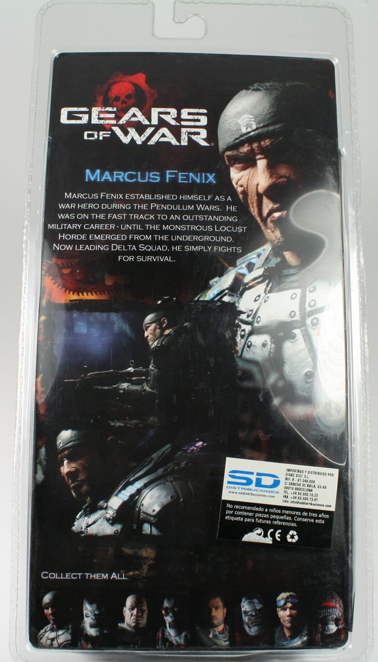 Marcus Fenix Action Figur Gears of War 4 SAMMLERSTÜCK NEU/OVP 18 cm