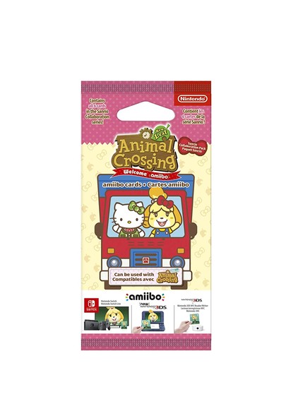 amiibo-Karten Pack (6 Stk) Animal Crossing Welcome Amiibo + Sanrio