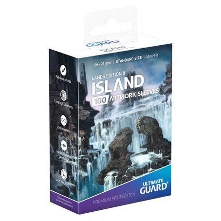 Artwork Sleeves (100 Stk) - Standard Size - Lands Edition II: Island