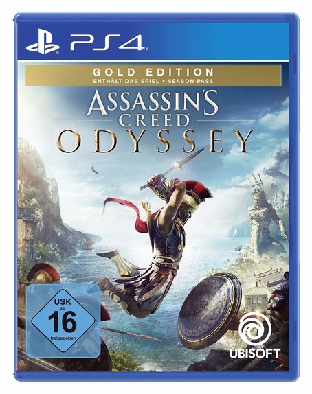 Assassins Creed Odyssey - Gold Ed. (ohne Codes)  PS4