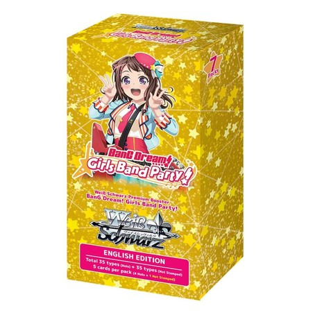 BanG Dream Girls Band Party - Extra Booster Display (ENG) - Weiß Schwarz