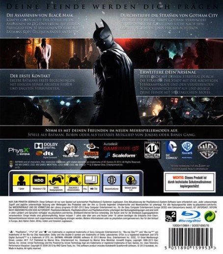 Batman: Arkham Origins   PS3