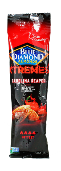 Blue Diamond Xtremes: Carolina Reaper Almonds 43g