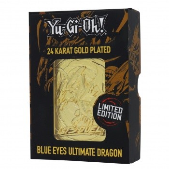 Blue Eyes Ultimate Dragon 24 Karat Gold Plated Limited Edition - Yu-Gi-Oh!