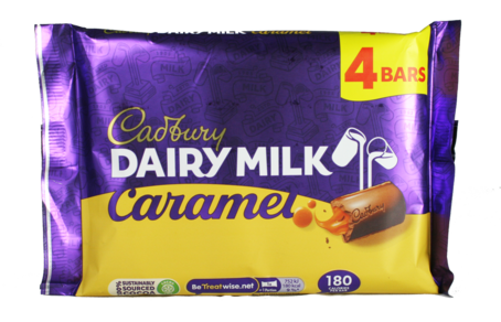Cadbury DAIRY MILK Riegel Caramel 148g