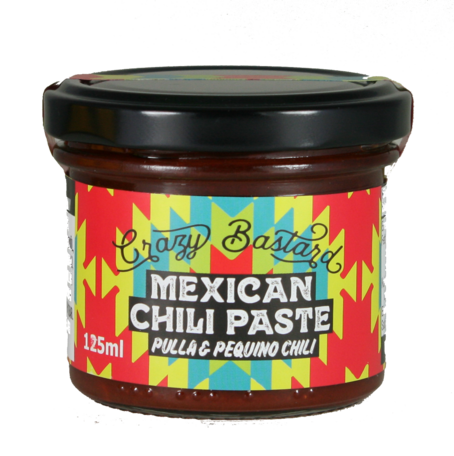 Crazy Bastard Mexican Chili Paste - Pulla & Pequino Chili 125ml