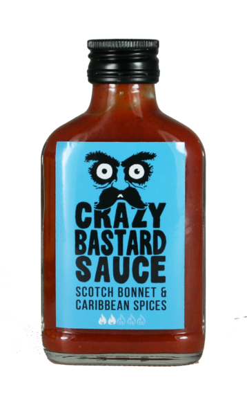 Crazy Bastard Sauce - Scotch Bonnet & Caribbean Spices 100ml