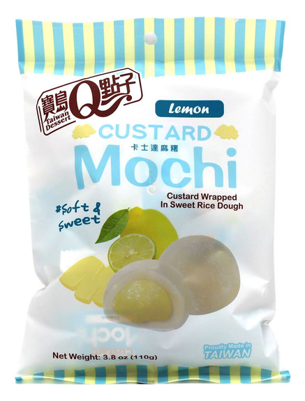 Custard Mochi Bag - Lemon 110g