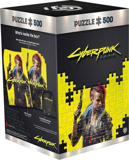 Cyberpunk 2077 KeyArt Female V Puzzle Fan Paket (500 Teile)