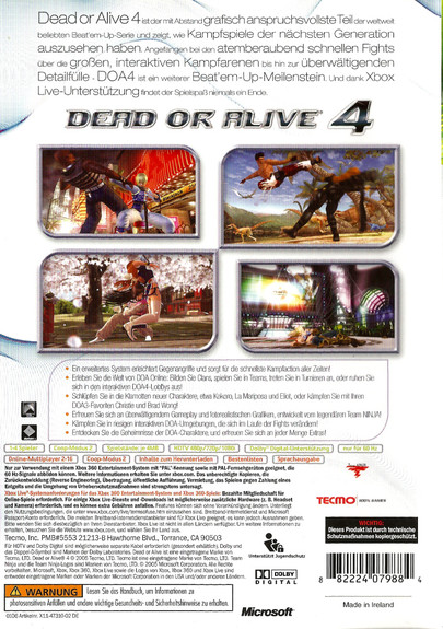 Dead or Alive 4 Xb360