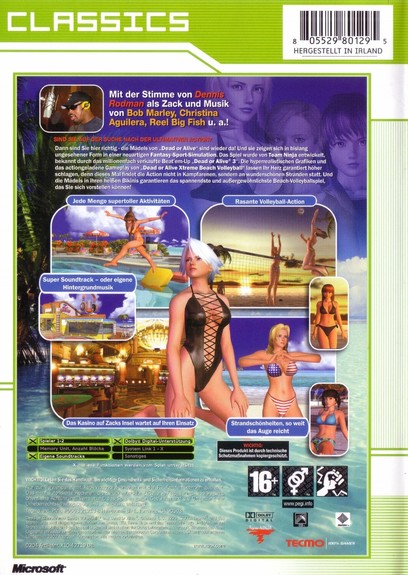 Dead or Alive Beach Volleyball (Classics)  Xbox