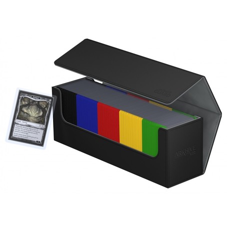 Deck Box Flip Arkhive (400+) - XenoSkin Schwarz
