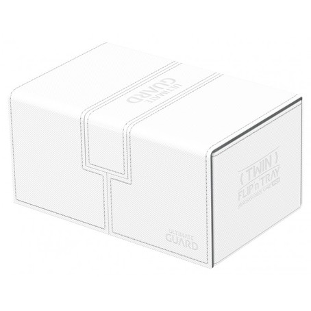 Deck Box Twin FlipnTray (160+) - XenoSkin Weiß