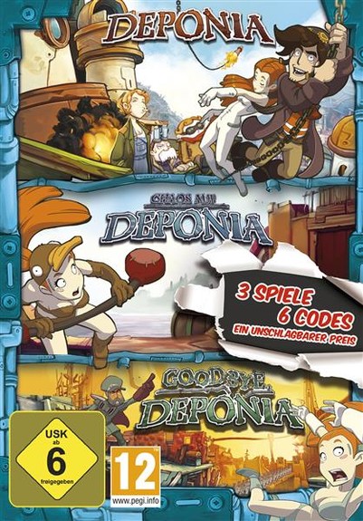 Deponia Family Pack - 3 Spiele PC