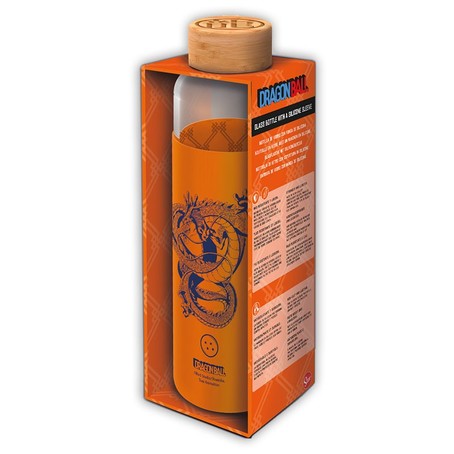 Dragon Ball - Glassflasche mit Silikonschutz 585 ml