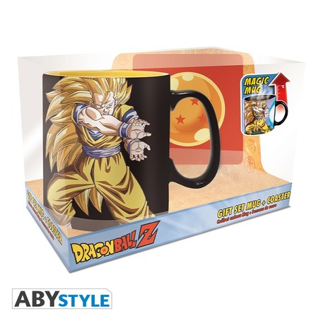 Dragon Ball Z Geschenkset - Goku Tasse und Untersetzer