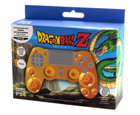 DragonBall Z Controller Hardcover + Grips + Lightbar Sticker  PS4