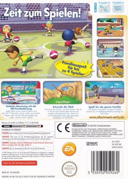 EA Playground  Wii