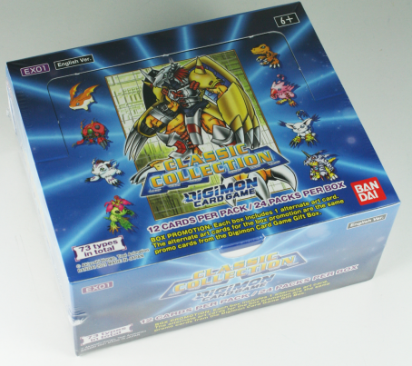 EX-01 Classic Collection - Booster Display (24 Booster) (EN) - Digimon Card Game