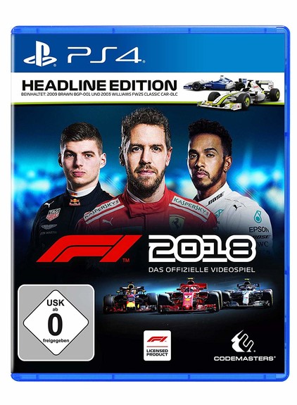 F1 2018 Headline Edition (ohne Codes) PS4