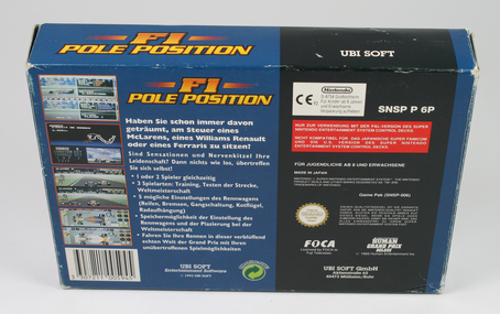 F1 Pole Position  SNES