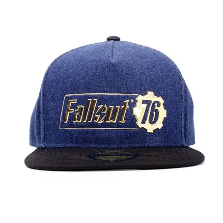 Fallout 76 Snapback Cap - Blue Gold