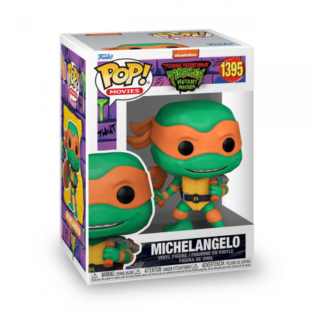 Funko POP! Movies 1395 - Michelangelo - Teenage Mutant Ninja Turtles: Mutant Mayhem 9cm