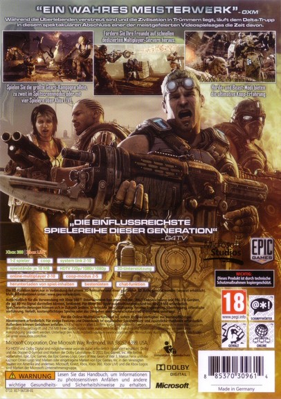 Gears of War 3 (PEGI)  XB360