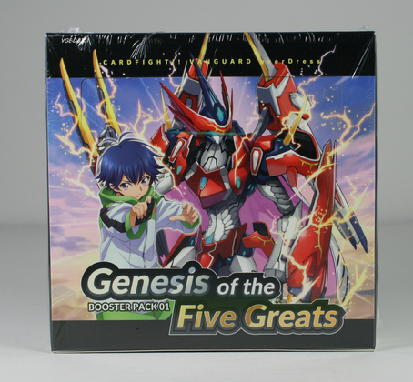 Genesis of the Five Greats: Booster Pack 01 - Display (ENG) - Cardfight!! Vanguard overDress