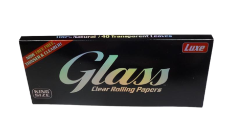 Glass Clear Rolling Papers - King Size 40
