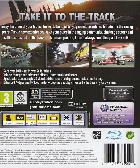 Gran Turismo 5  UK Multi  PS3