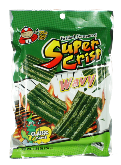 Grilled Seaweed Super Crisp Wavy - Classic Flavour 24g
