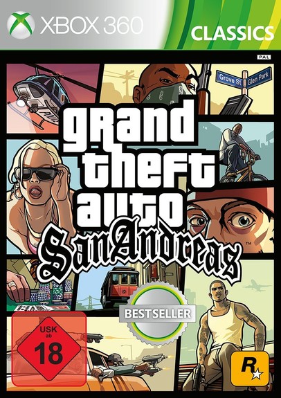 GTA San Andreas (Grand Theft Auto)  XB360