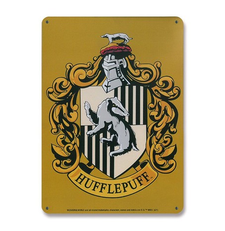 Harry Potter Blechschild - Hufflepuff 15 x 21cm