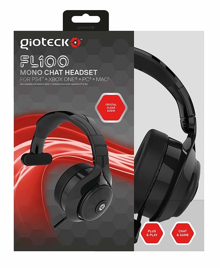 Headset Flow 100 - Mono Wired Black PS4/XB1/PC
