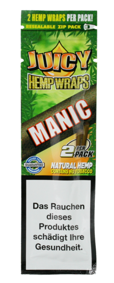 Juicy Hemp Wraps - Manic 2-Pack