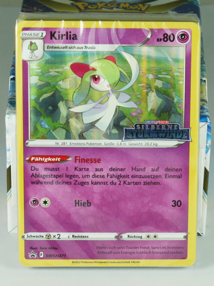 Kirlia Silberne Sturmwinde Build & Battle Deck (DE) - Pokémon