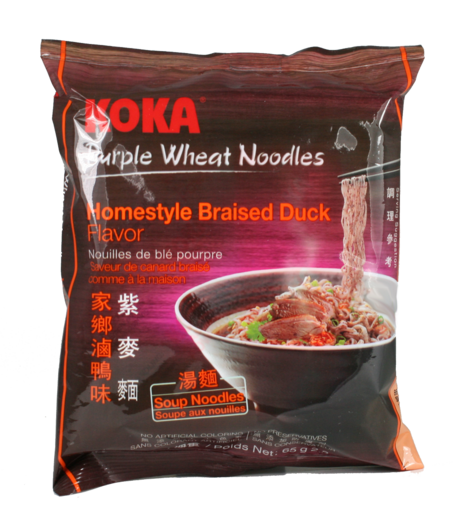 Koka Purple Wheat Noodle - Homestyle Braised Duck Flavour 65g