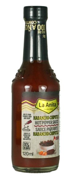 La Anita Hot Pepper Sauce - Habanero/Chipotle 120 ml