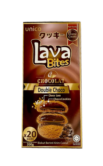 Lava Bites Double Choco 200g