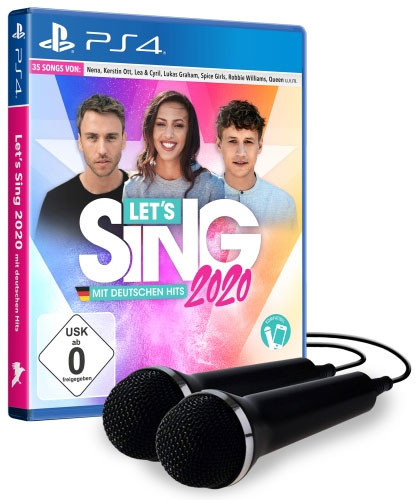 Lets Sing 2020 inkl. 2 Mics (mit deutschen Hits)  PS4