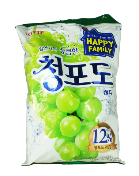 Lotte Green Grape Candy 153g