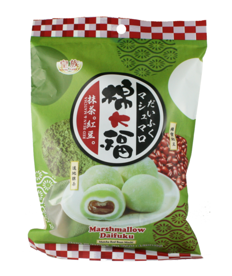 Marshmallow Daifuku Red Bean & Matcha Mochi 120g