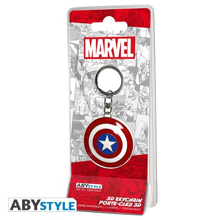 Marvel 3D Schlüsselanhänger - Captain Americas Schild