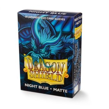 Matte Night Blue: Dragon Shield Small Sleeves (60 Stk)