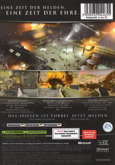 Medal of Honor - European Assault  Xbox