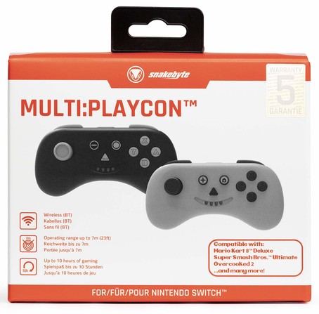 Multi:Playcon Controller Doppelpack Black & Grey