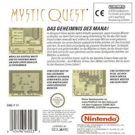 Mystic Quest (Modul)  GB
